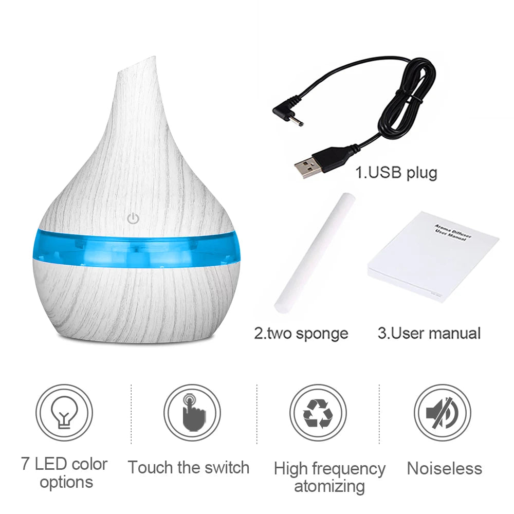 Essential Oil Diffusers Ultrasonic Air Humidifier