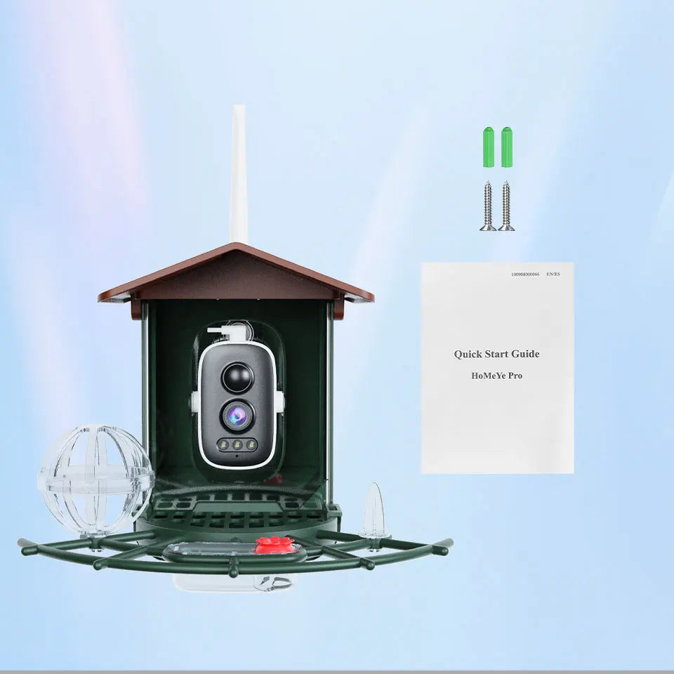 Bird Feeder Camera 4MP 2K HD Bird Video Capture