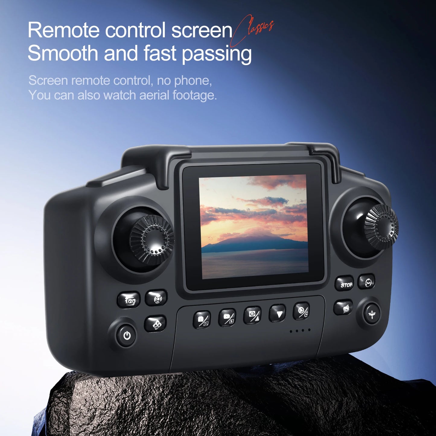 Mini Drone Dual Camera Lighting Screen Control E88 E99