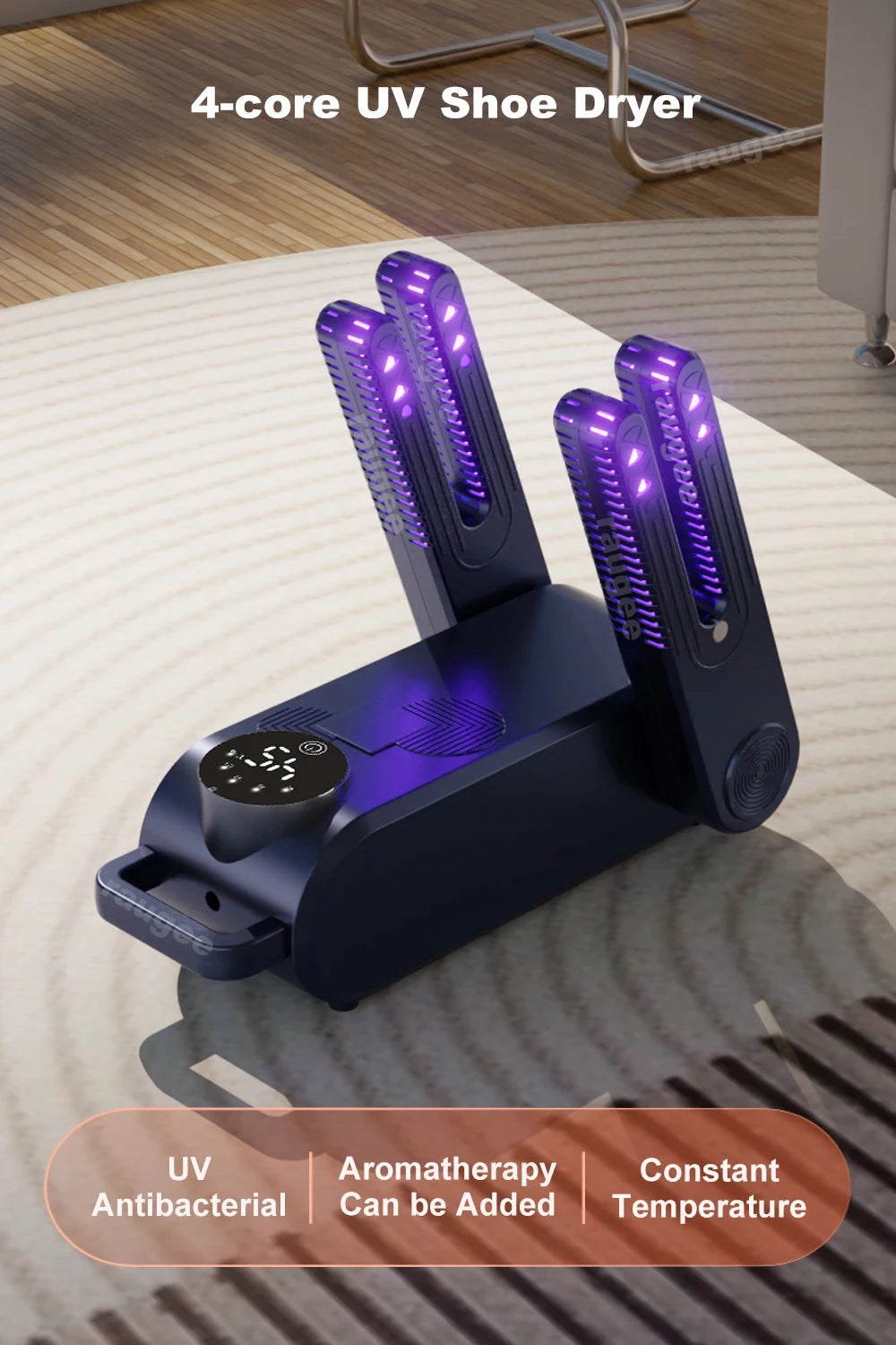 Foldable Shoes Dryer UV Shoes Dryer With Intelligent Timer Household Deodorizing Sterilizing Shoe Dry Machine Boot Dryer Heater