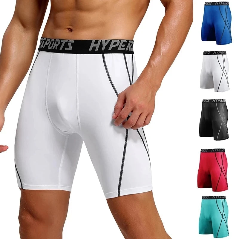 shorts for men's Compression Shorts Men Summer Sportswear Training Tights Gym Fitness Leggings Short Pants Sport Bottoms Running Shorts Men