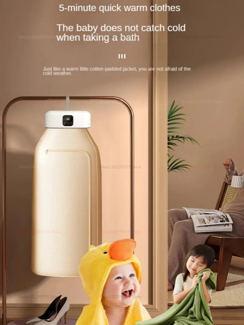 Remote Control Multifunctional Dryer  Home Cabinet  Folding Electric Clothes Dryer Warm Air Dryer Portable Clothes Dryer