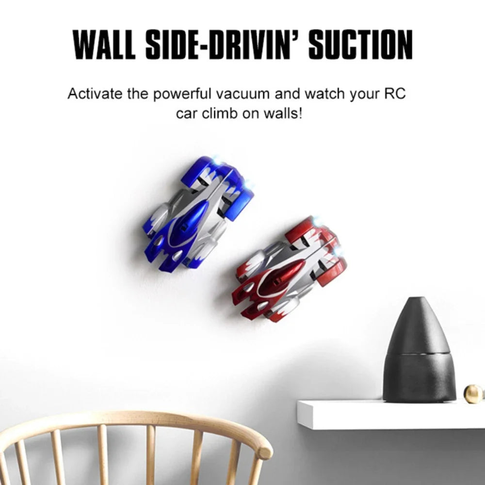 Wall Climbing Car With Light Anti Gravity 360 Rotating Model Electric Stunt Drifting