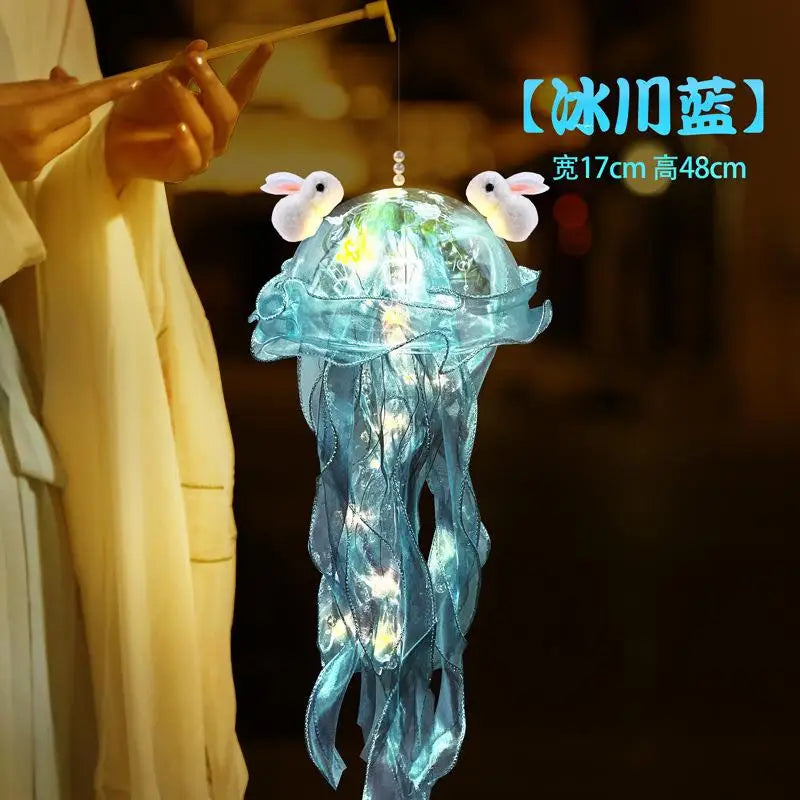Jellyfish Lamp, Portable Flower Lamp, Girl Room Atmosphere Decoration Lamp, Bedroom Night Lamp, Home Decoration, Birthday Gift