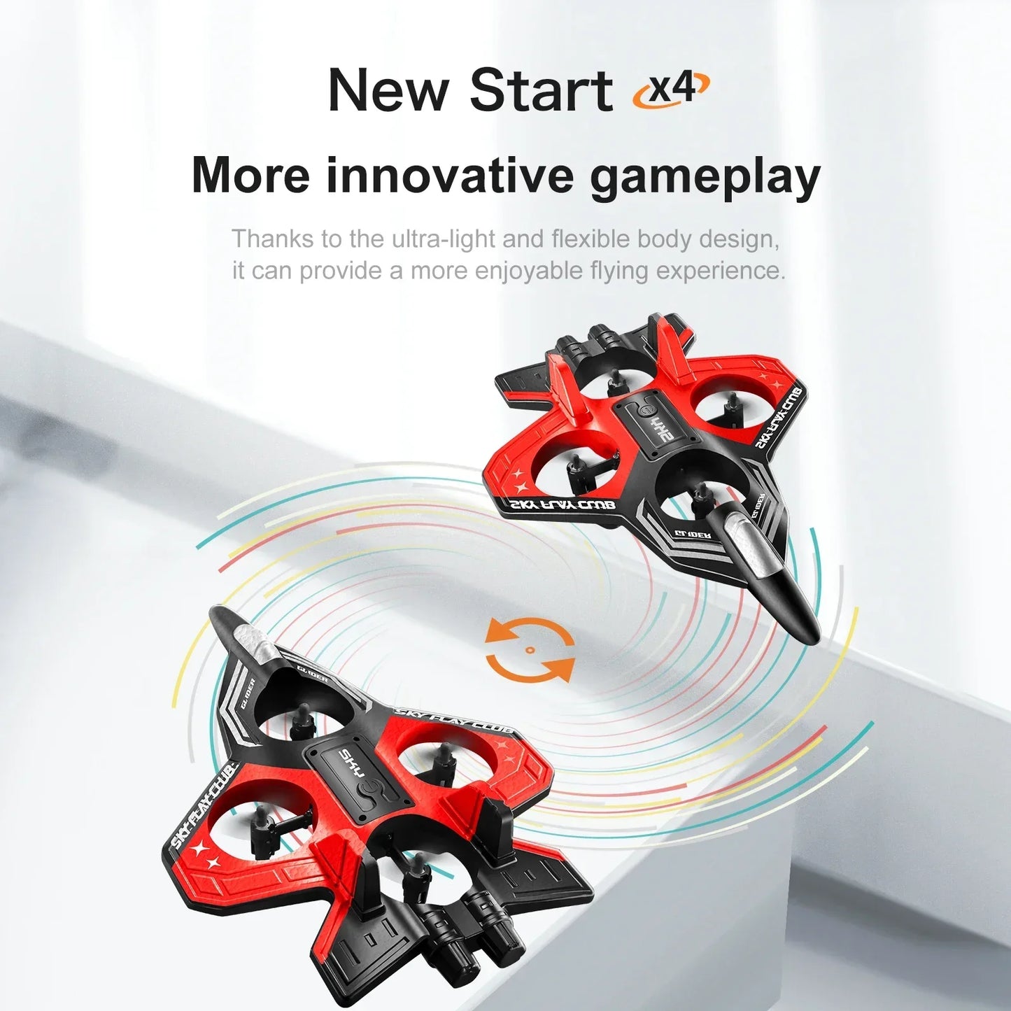 Flying Helicopters Remote-Controlled Foam Fighter Jets