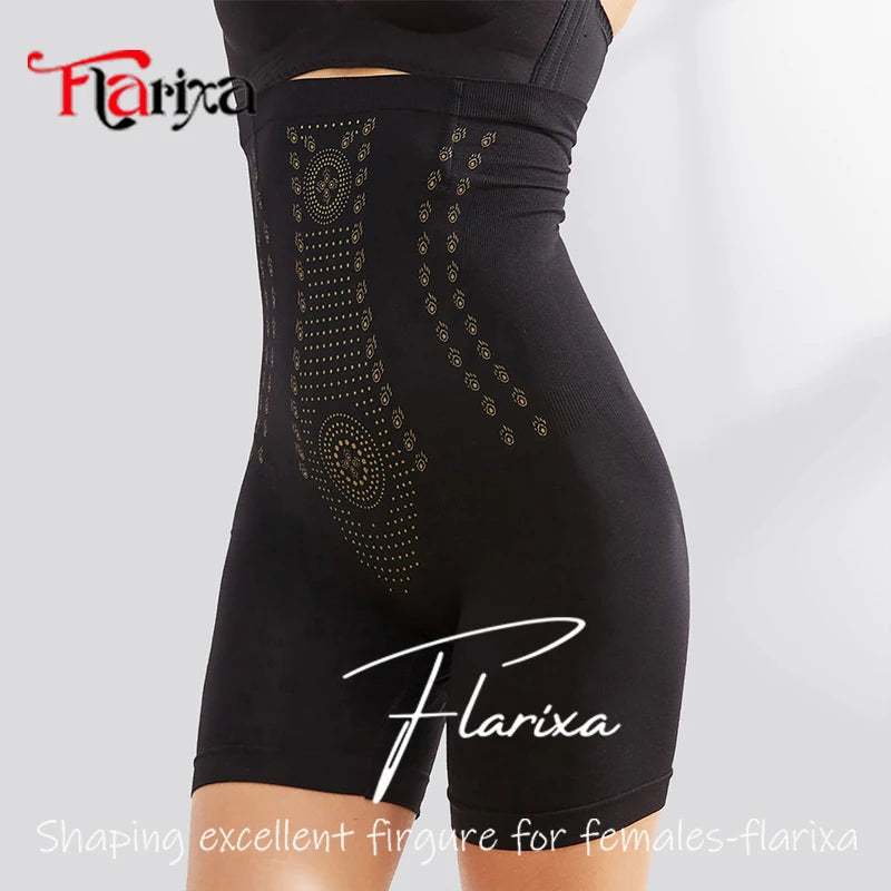 Shapewear for women's Flarixa Seamless Shaper Tummy Control Panties Women Thighs Slimmer High Waist Shapewear Shorts Butt Lift Postpartum Underwear