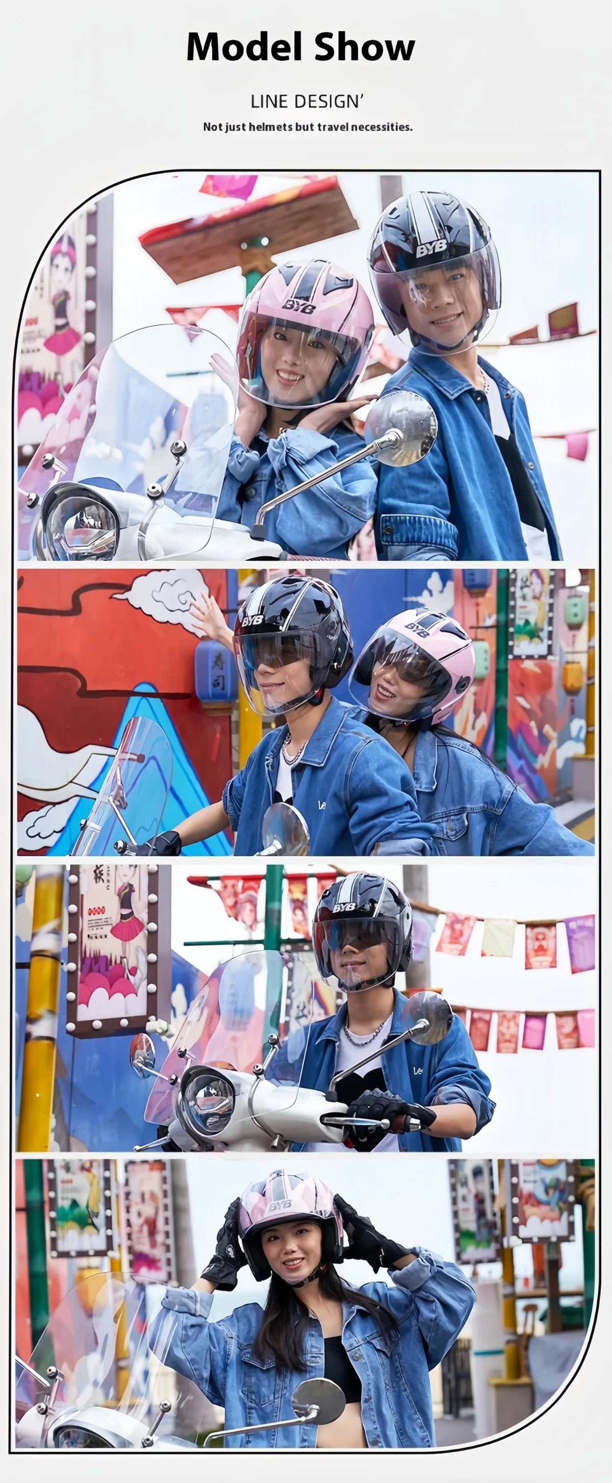 2025 Electric Motorcycle Helmet with Double-Lens Anti-Fog Shield Full Face Helmet for Riding All Seasons Safety Gear Men Women