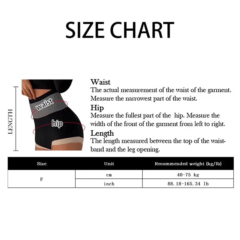 Shapewear for women's High Waist Shaping Panties Breathable Body Shaper Slimming Tummy Underwear Butt Lifter Seamless Panties Shaperwear