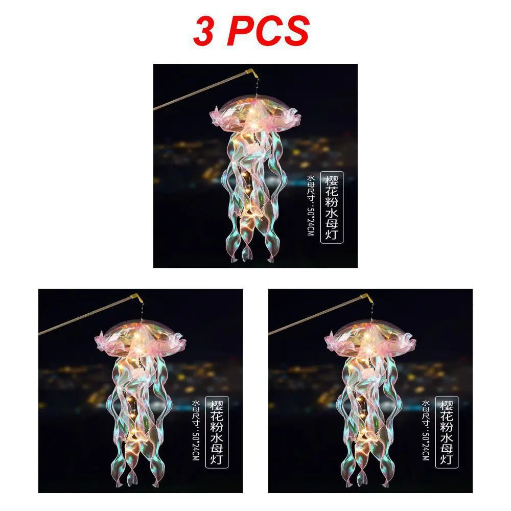 Jellyfish Lamp, Portable Flower Lamp, Girl Room Atmosphere Decoration Lamp, Bedroom Night Lamp, Home Decoration, Birthday Gift