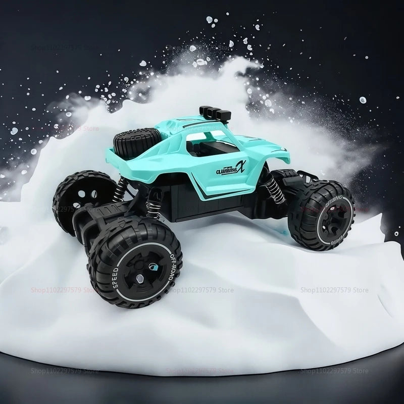 2025 New 2.4G Alloy Electric RC Car Off Road High Speed Racing Vehicle Truck Rechargeable RC Car Toy for Boy Kids Birthday Gifts