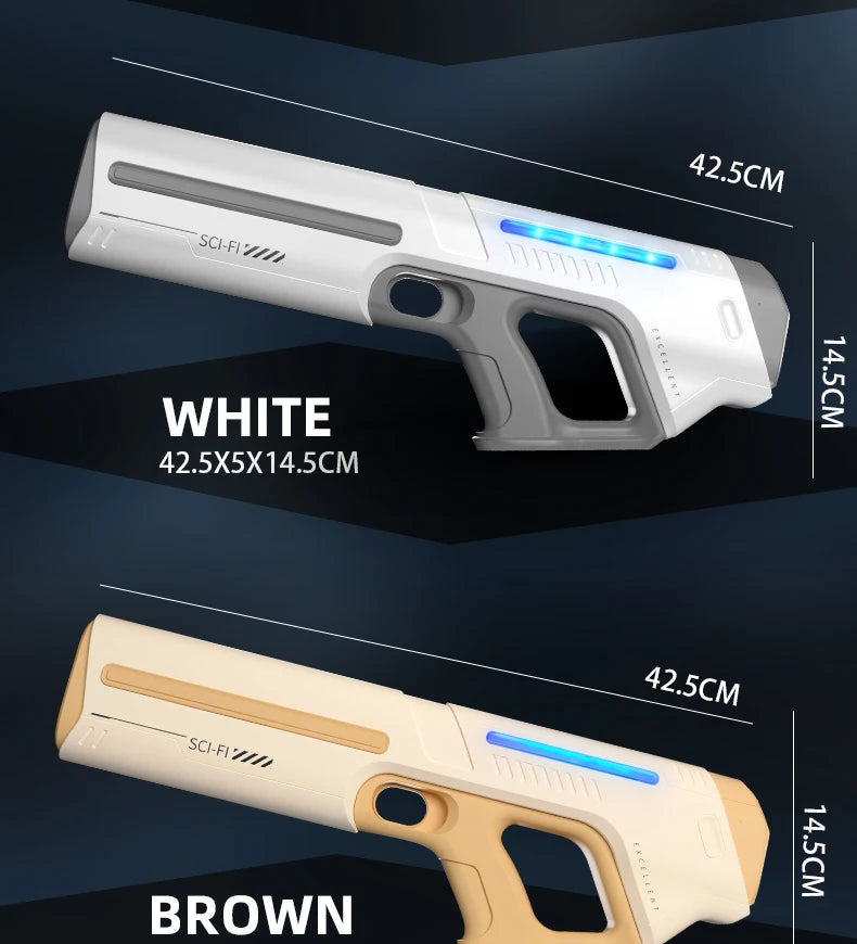 Electric Water Guns For Adults Powerful Squirt Automatic Water Suction Water Blasters Summer Outdoor Beach Toy For Boy Kid Gifts