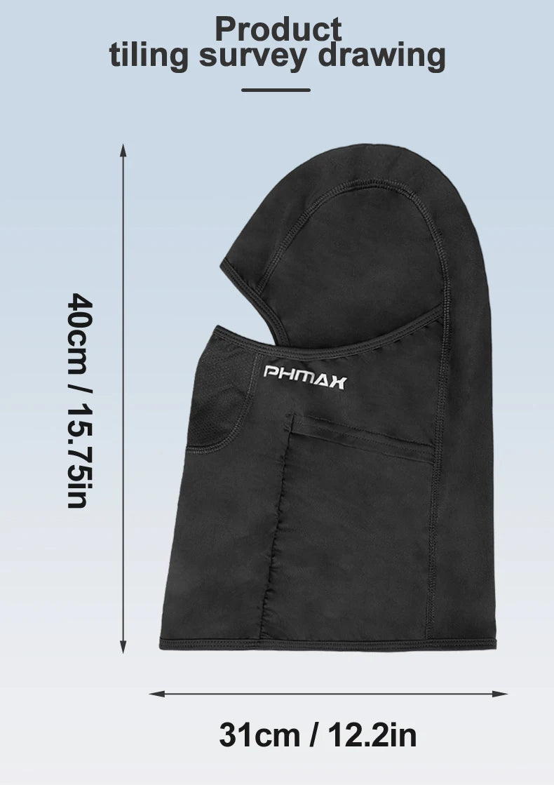 PHMAX Motorcycle Riding Mask Wind Protection And Warmth Breathable Full Face Mask Balaclava Hat Scarf Hood Moto Biker Wind Cap