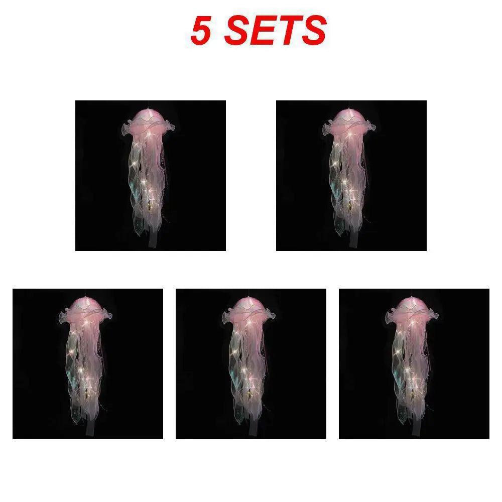 Jellyfish Lamp, Portable Flower Lamp, Girl Room Atmosphere Decoration Lamp, Bedroom Night Lamp, Home Decoration, Birthday Gift