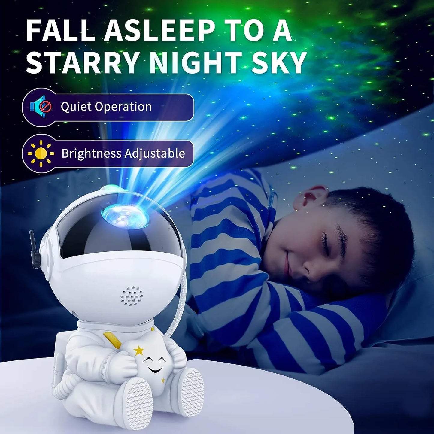 Star Projector Galaxy Night ight Astronaut Space Projector Starry Nebula Ceiling LED Lamp for Bedroom Home Decorative kids gift