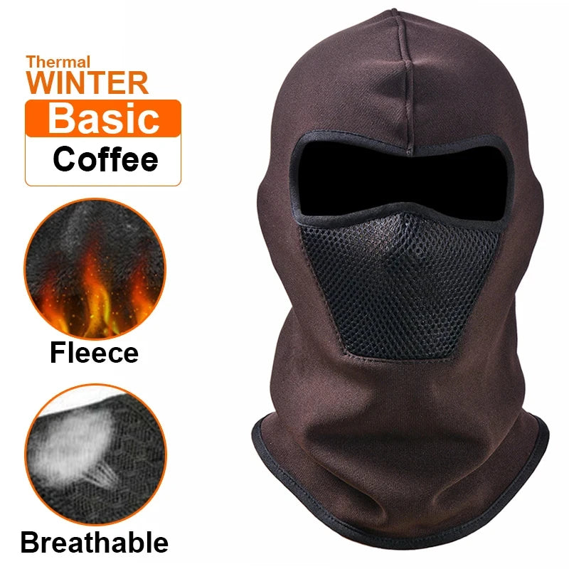 Thermal Winter Balaclava Cycling Full Face Mask Warm Outdoor Sports Motorcycle Ski Fishing Hunting Mask Fleece Scarf Cap Bandana
