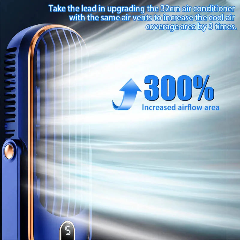 Portable Home Air Conditioning Fan 5-Speed 720° Swivel Outdoor Camping Air Cooler