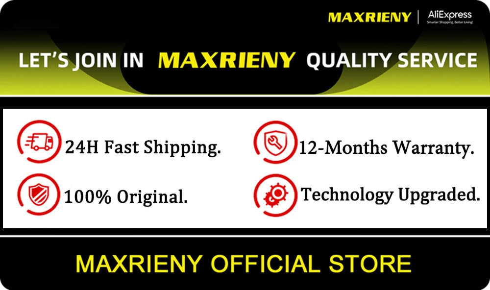 MAXRIENY Non-Contact Voltage Detector Tester AVD06 Socket Wall Outlet Live Test Pen Indicator 12~1000V NCV Continuity Test meter