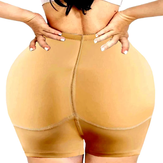 Shapewear for Women Padded Buttock Butt Lifter Fixed Sponge Cushion Fake Ass Underwear Hip Enhancer Tummy Control Panties Fajas Colombianas Girdles