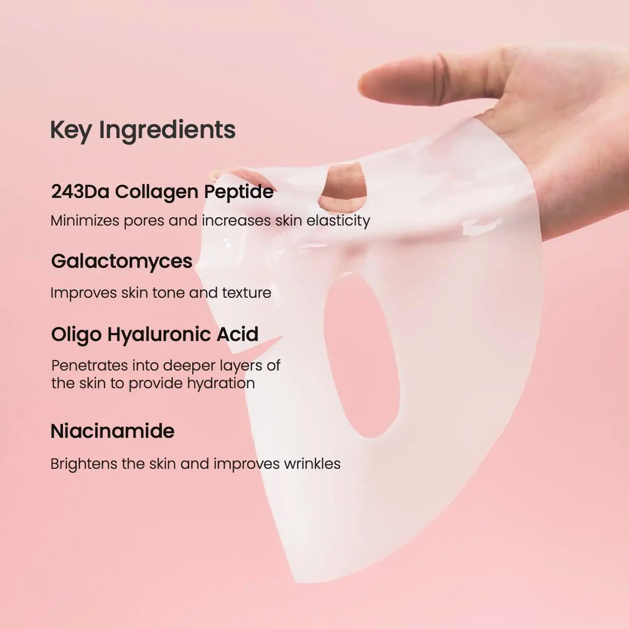 1/5/10 PCs Bio Collagen Face Mask for Deep Hydration,Overnight Pore Minimizing,Moisturizing ,Refreshing Facial Skin Care